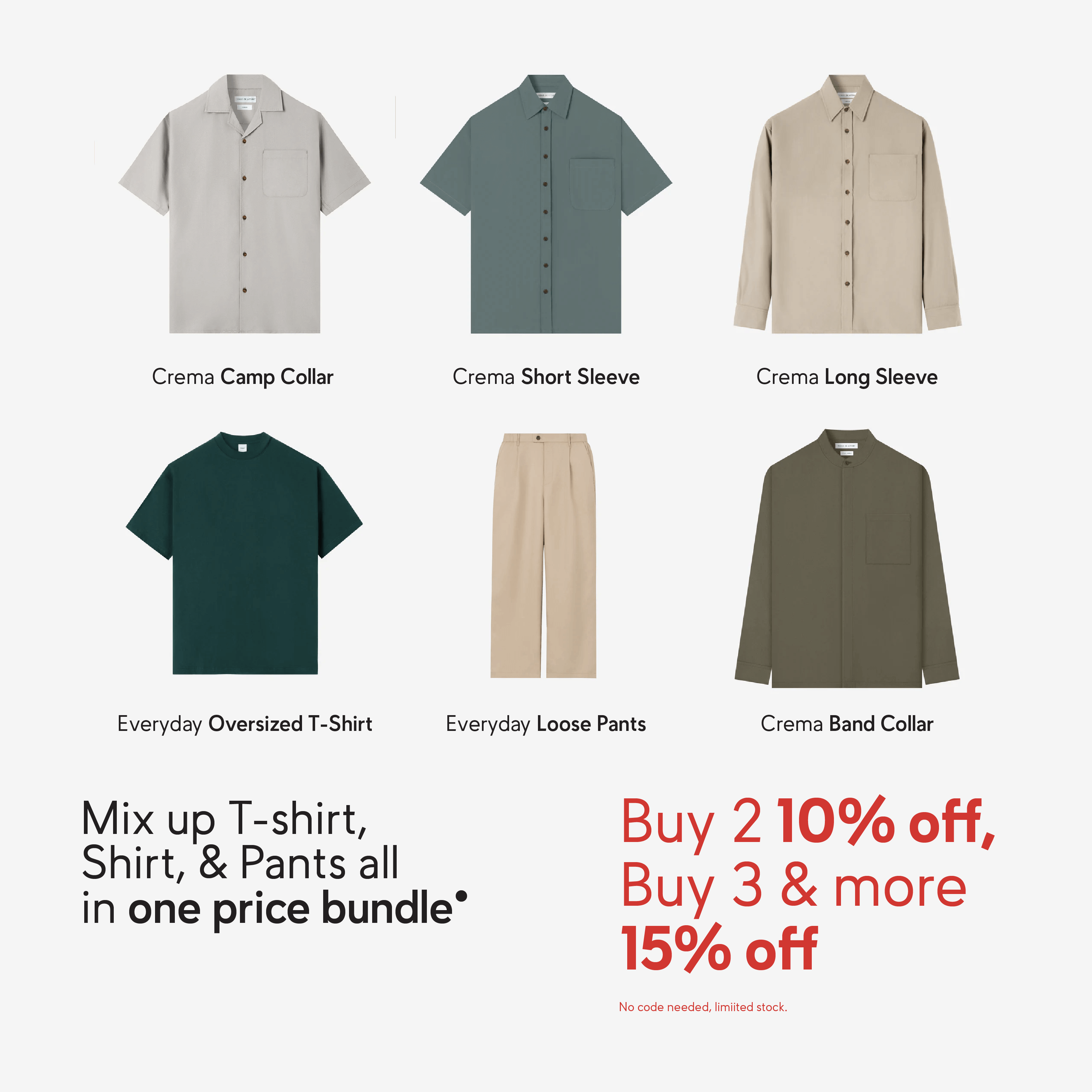 FACTORY SALE - CREMA Camp Collar - Dusk Navy