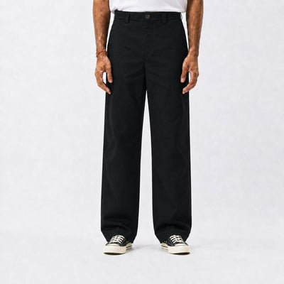 Twill Straight Leg Workpants - Black