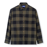 Everyday Flannel Long Sleeve - Olive Square