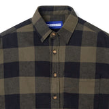 Everyday Flannel Long Sleeve - Olive Square