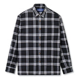 Everyday Flannel Long Sleeve - Black White Line