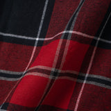 Everyday Flannel Short Sleeve - Red Black