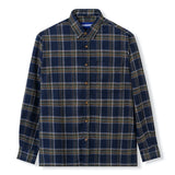 Everyday Flannel Long Sleeve - Navy Olive Line