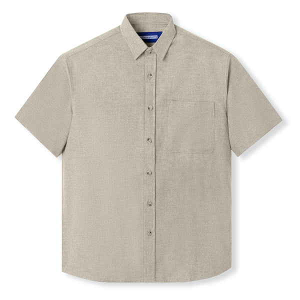 Everyday Flannel Short Sleeve - Khaki