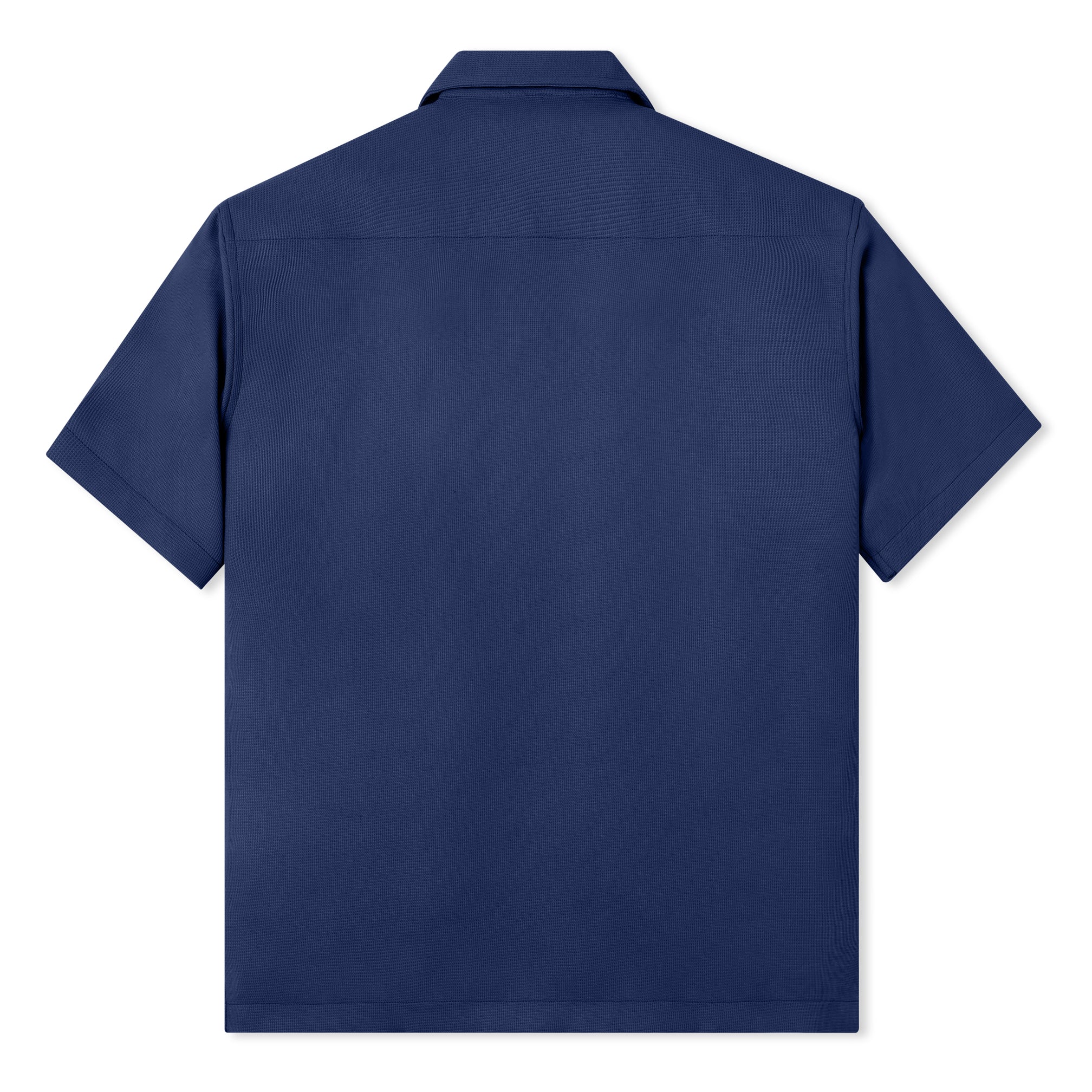 FACTORY SALE - Waffle Bowling Polo - Navy