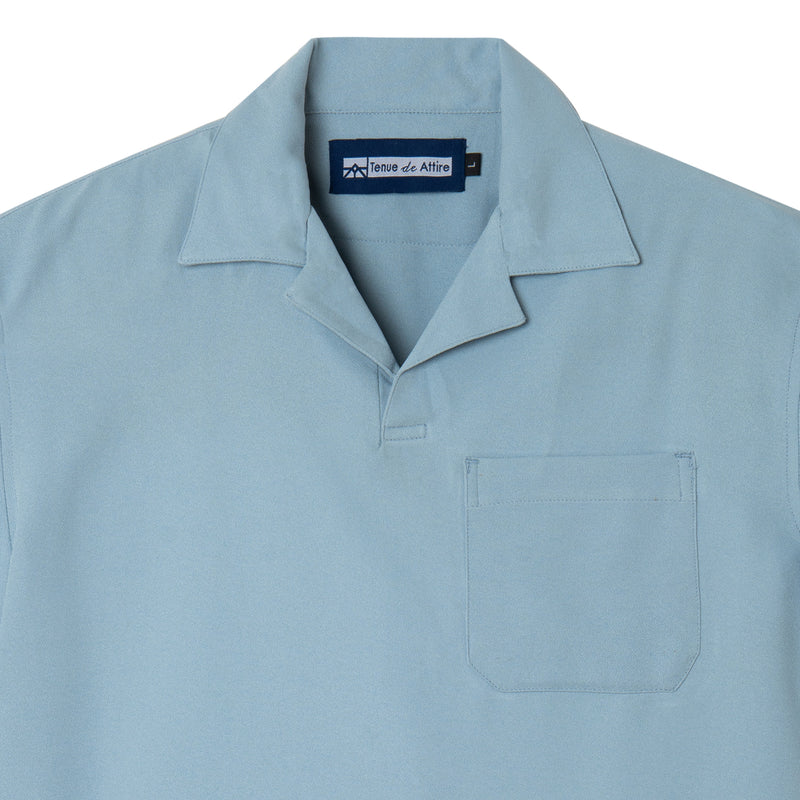 French Ivy Polo Short Sleeve - Mint Blue