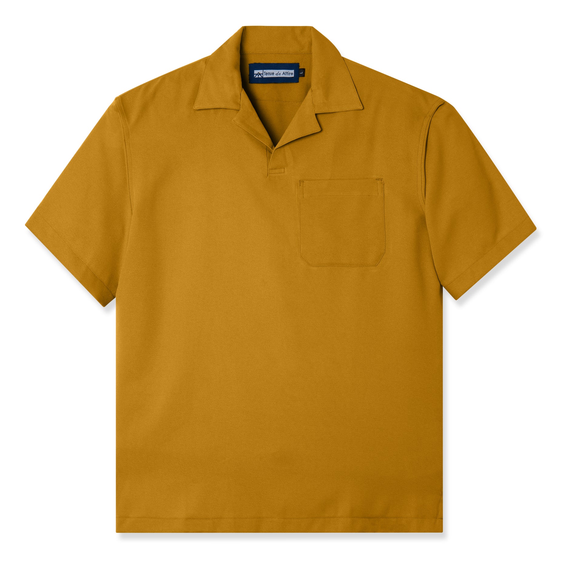 French Ivy Polo Short Sleeve Dark Mustard