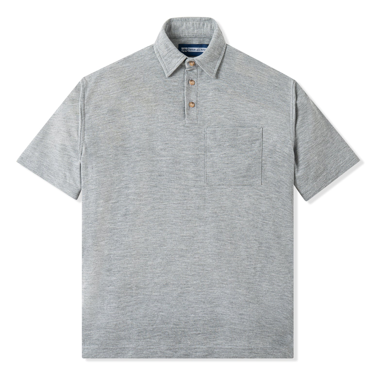 FACTORY SALE - Parisian Polo Short Sleeve - Grey