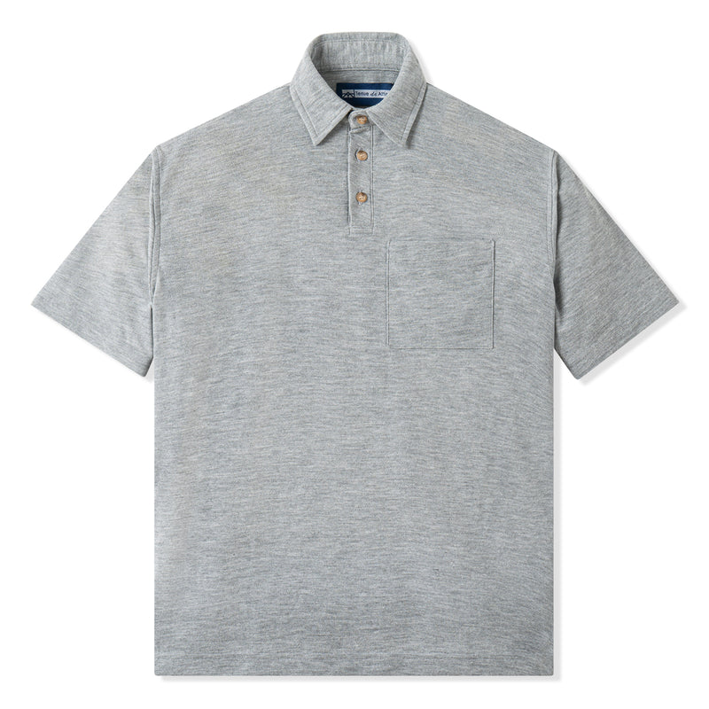 Parisian Polo Short Sleeve - Grey