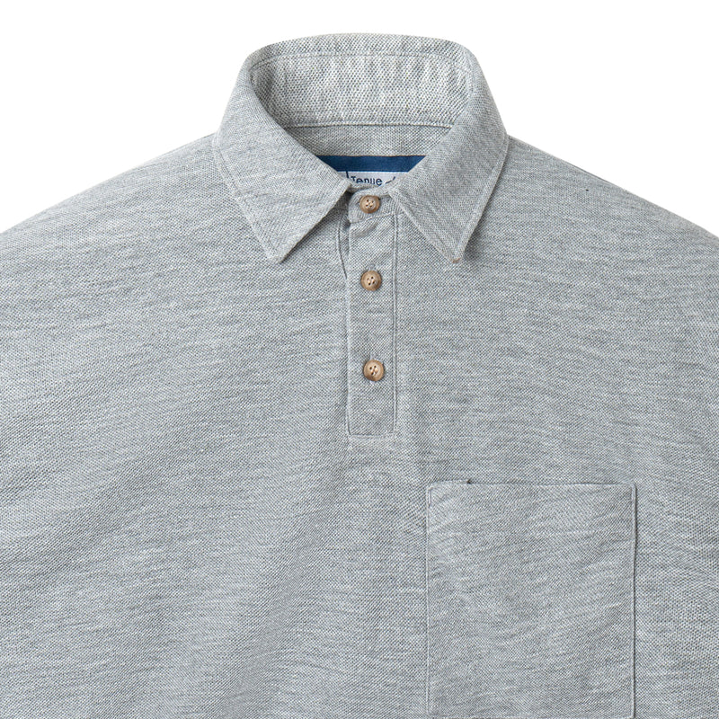 Parisian Polo Long Sleeve - Grey