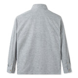 Parisian Polo Long Sleeve - Grey