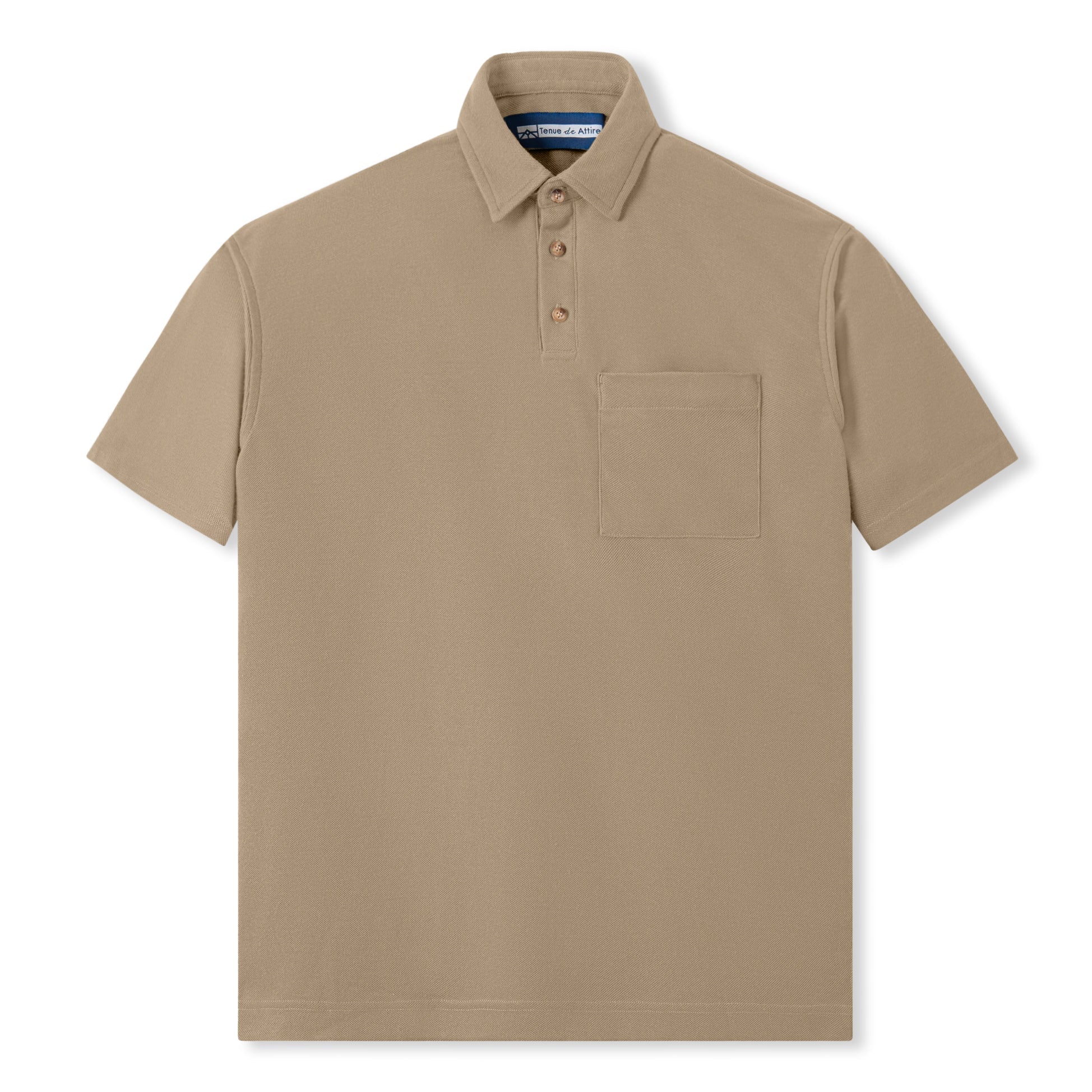 FACTORY SALE - Parisian Polo Short Sleeve - Khaki