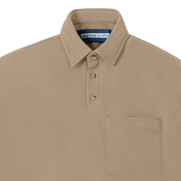 Parisian Polo Short Sleeve - Khaki