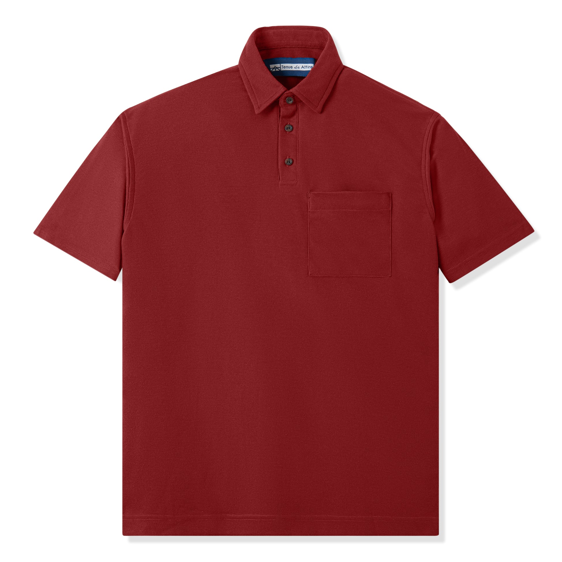 FACTORY SALE - Parisian Polo Short Sleeve - Maroon