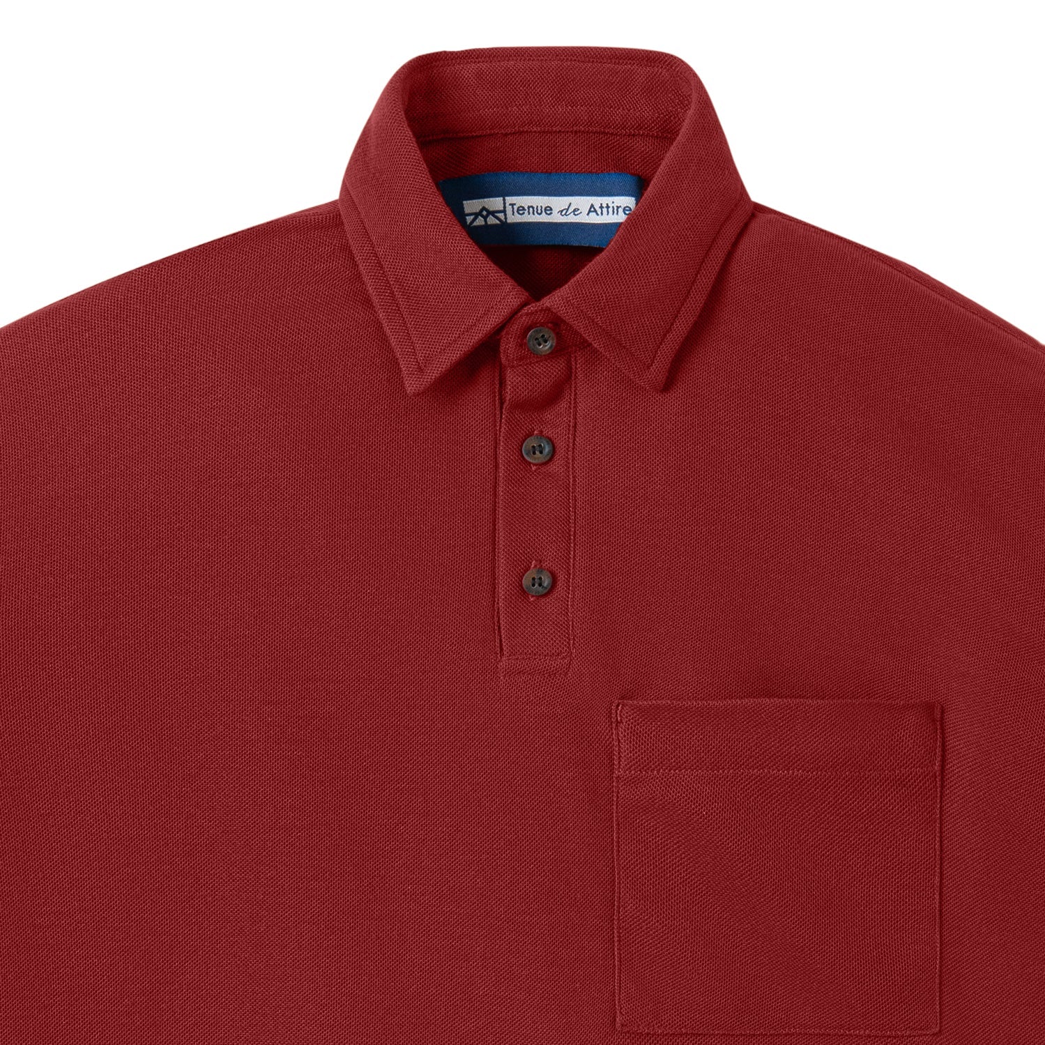 FACTORY SALE - Parisian Polo Short Sleeve - Maroon
