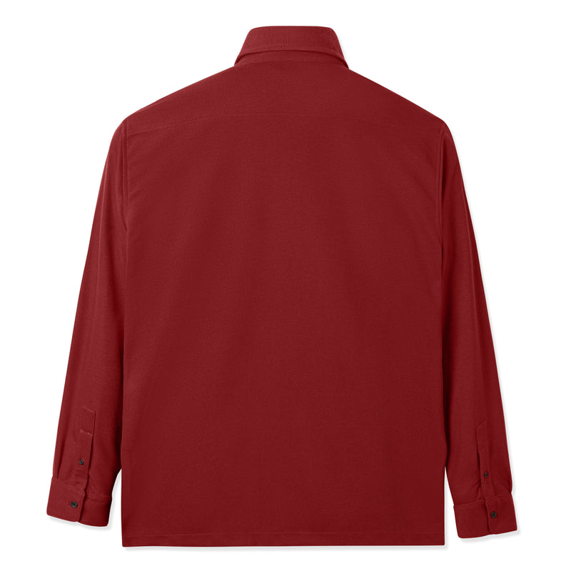 Parisian Polo Long Sleeve - Maroon