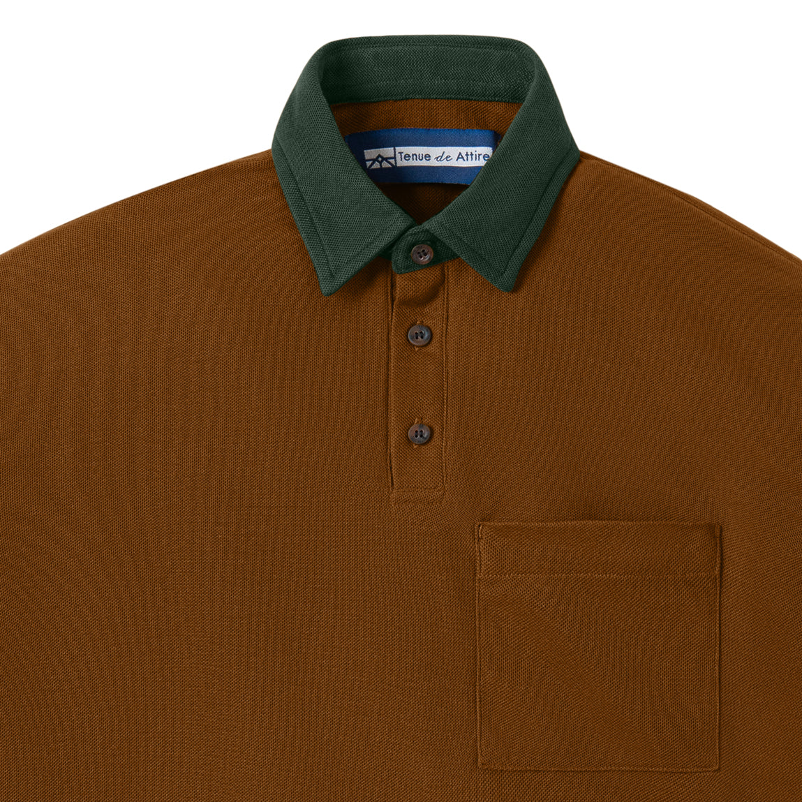 FACTORY SALE - Parisian Polo Tritone Short Sleeve - Brown