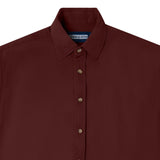 French Ivy Crinkle Short Sleeve - Maroon