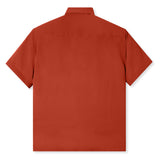 French Ivy Crinkle Short Sleeve - Brick