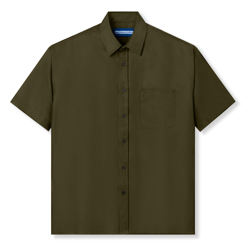 Officine Short Sleeve Shirt - Army Green