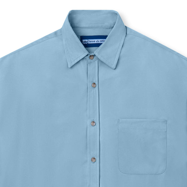 Officine Long Sleeve Shirt - Soft Blue