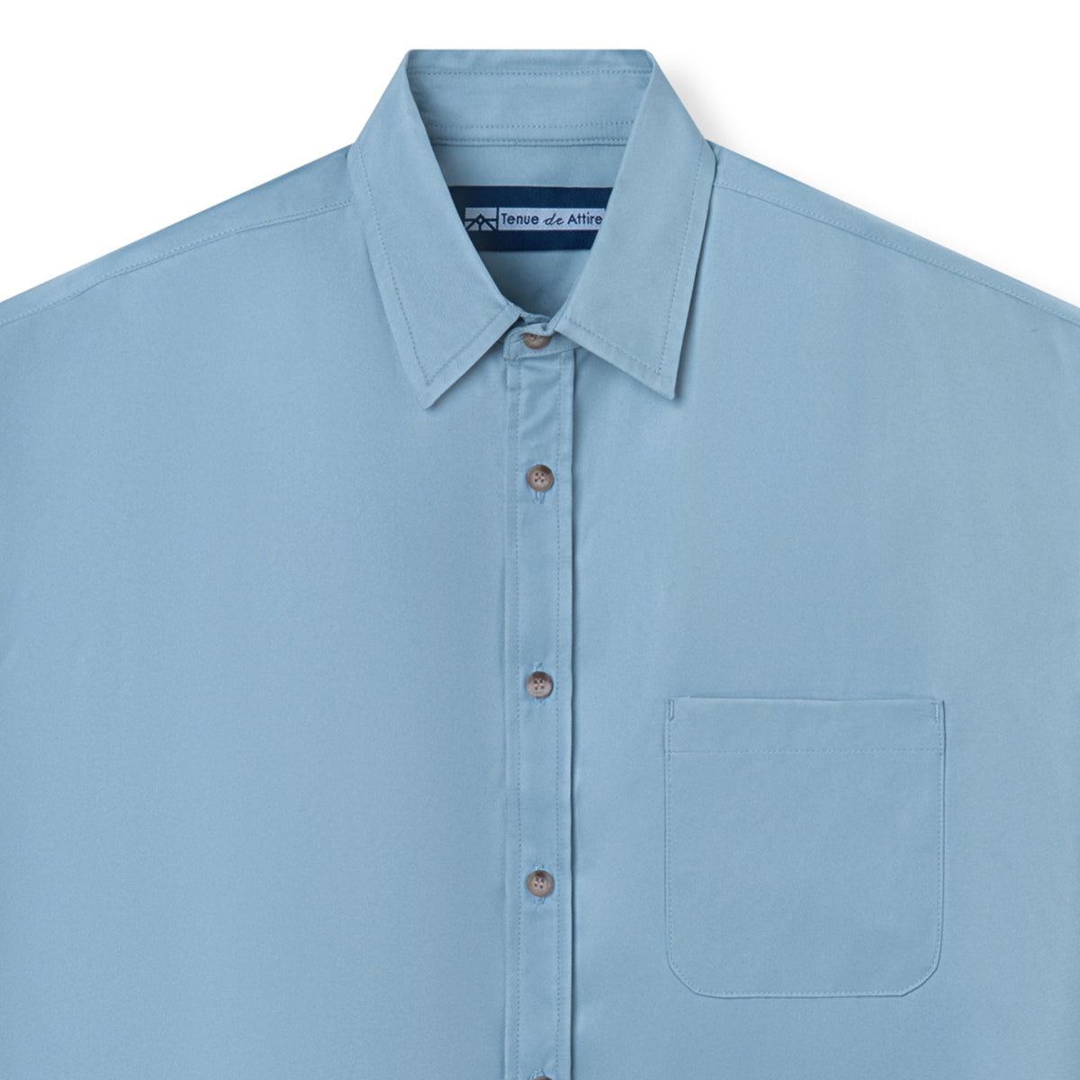 Officine Short Sleeve Shirt - Soft Blue