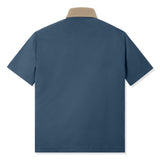 Parisian Polo Twotone Short Sleeve - Blue