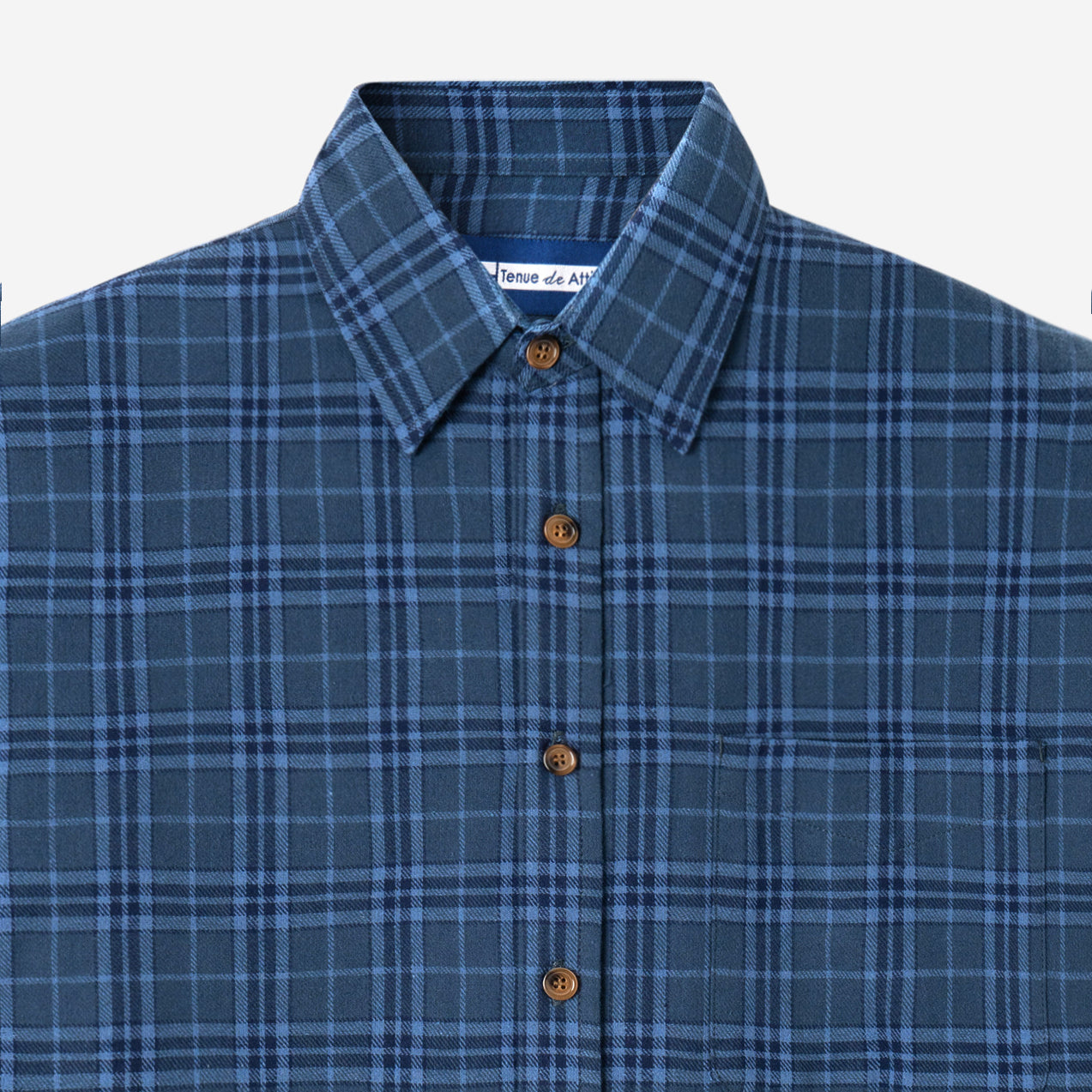 Day to Day Flannel - Sea Blue