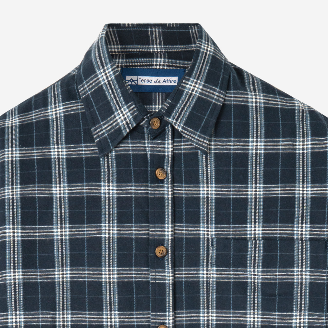 Day to Day Flannel - Navy Blue