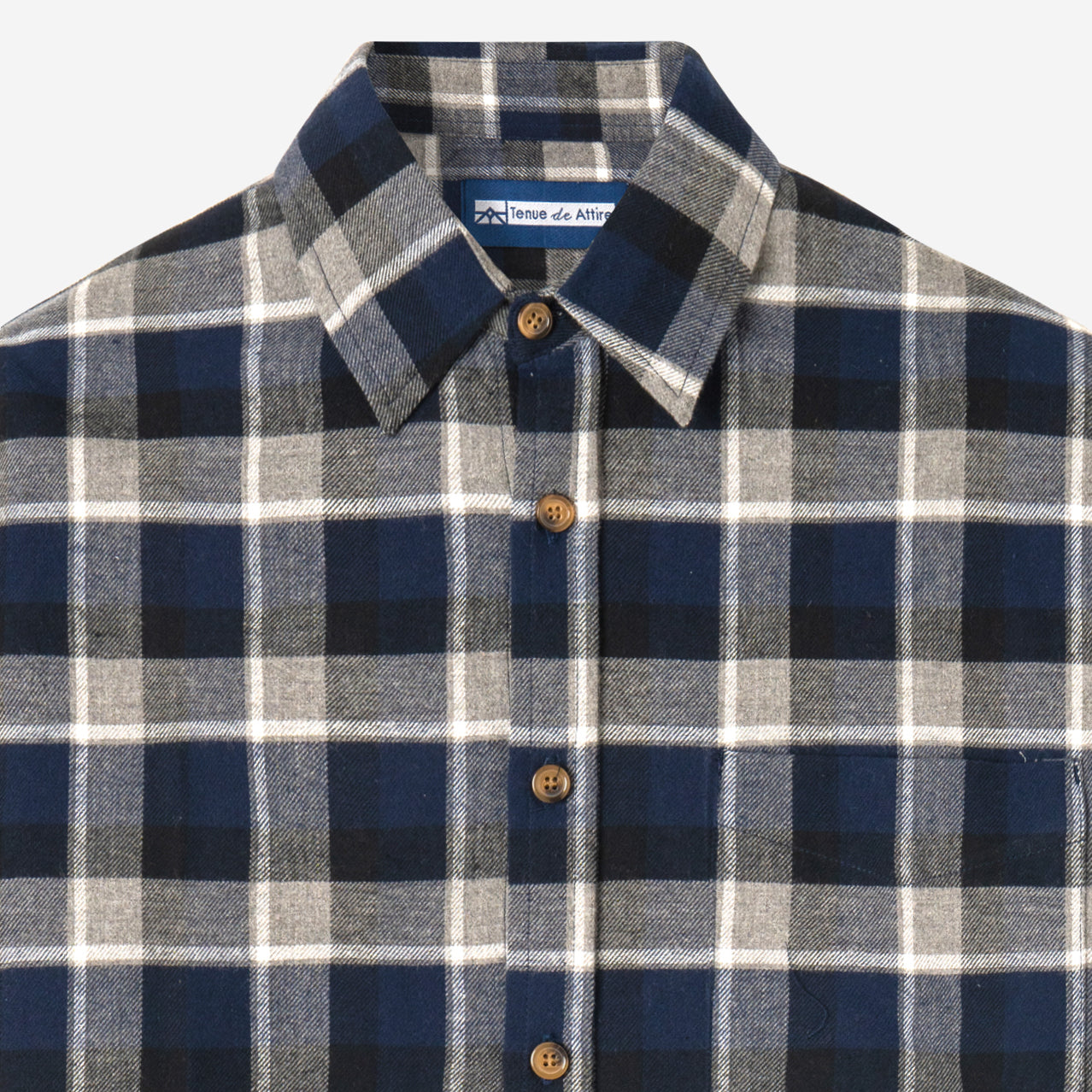 Day to Day Flannel - Midnight Square