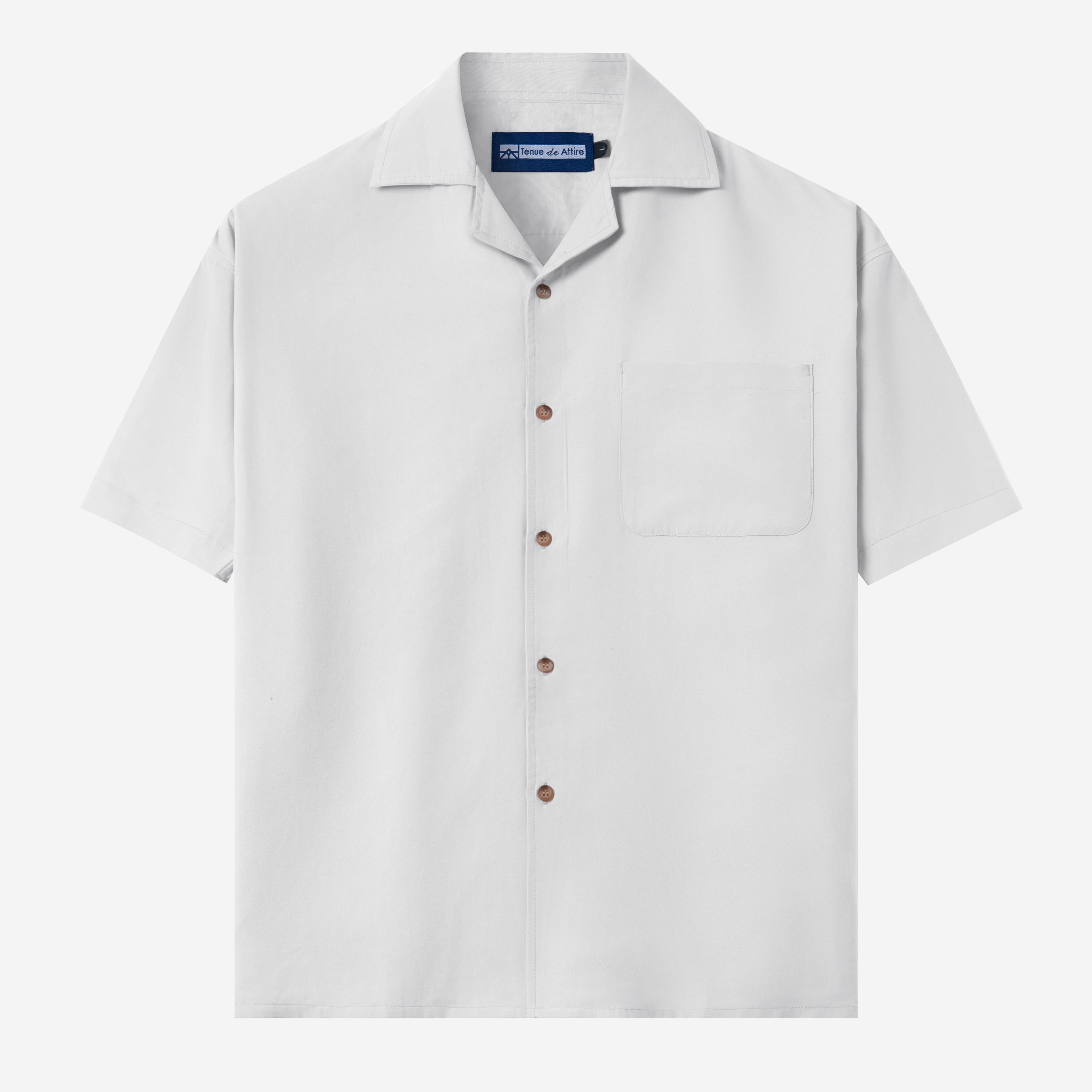 FACTORY SALE - CREMA Camp Collar - White