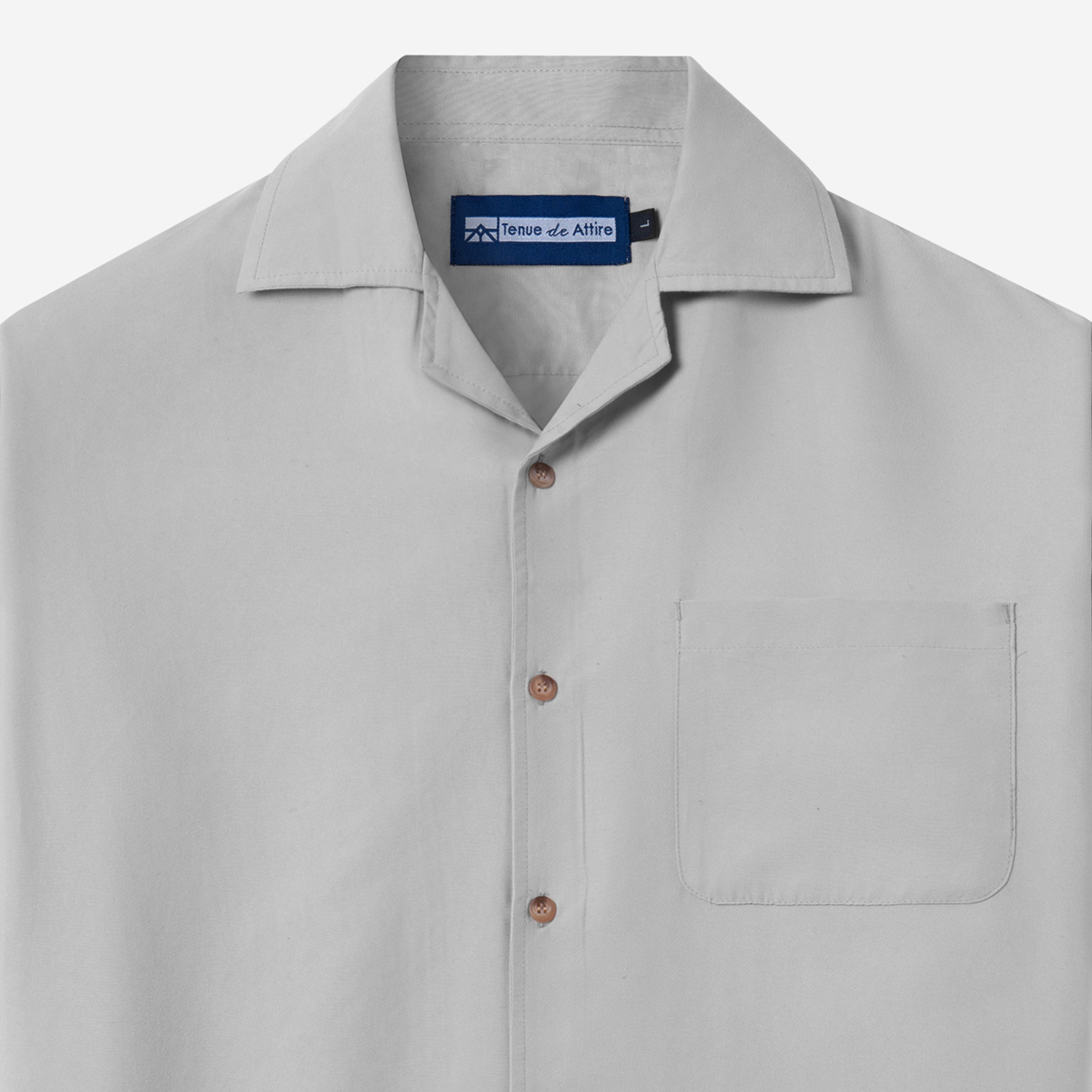 FACTORY SALE - CREMA Camp Collar - Grey