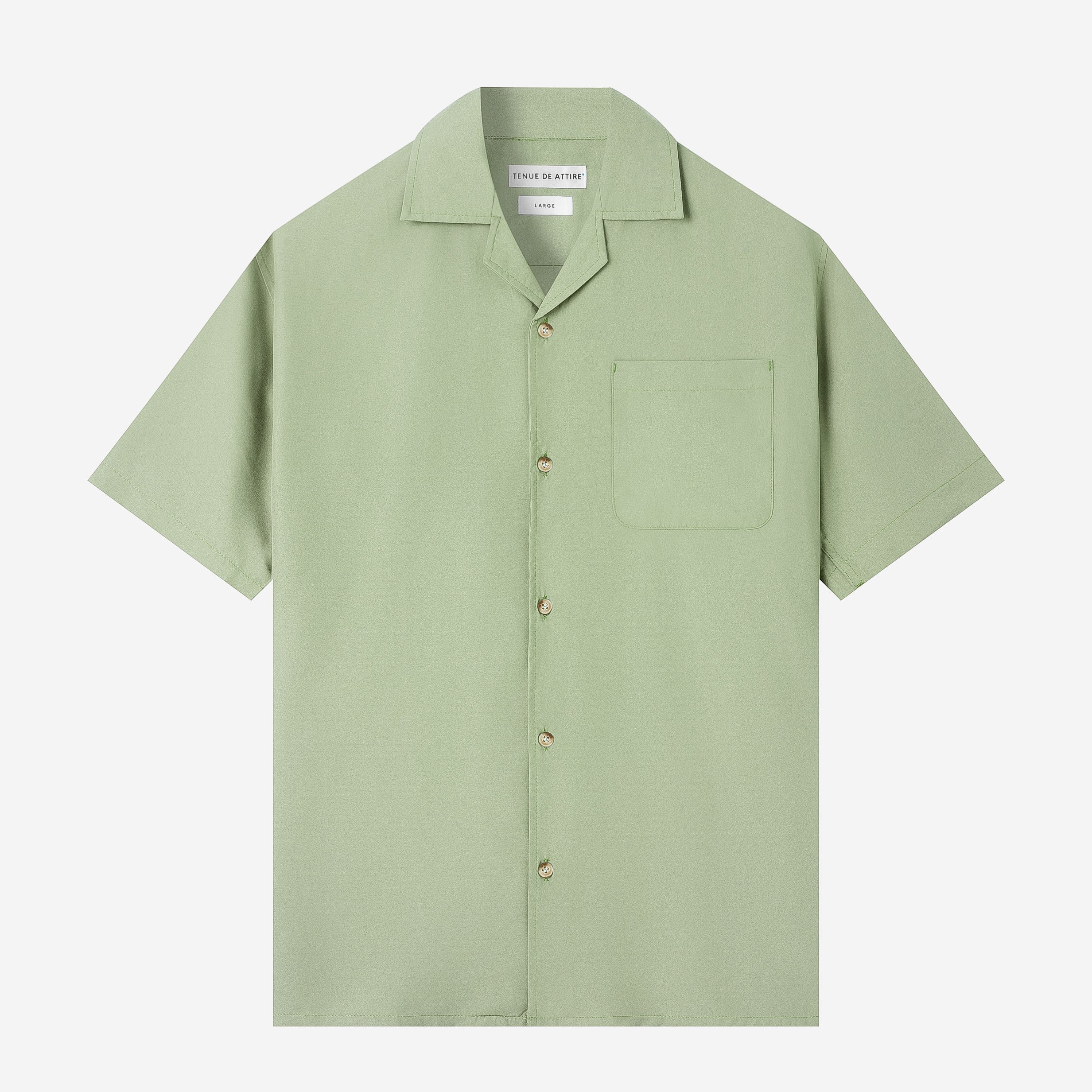 CREMA Camp Collar - Light Green