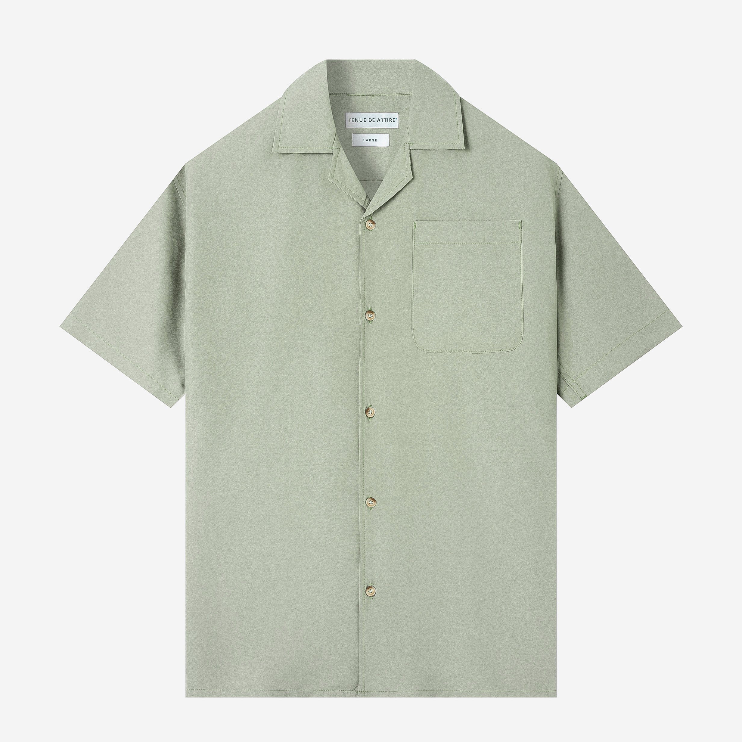 CREMA Camp Collar - Light Green