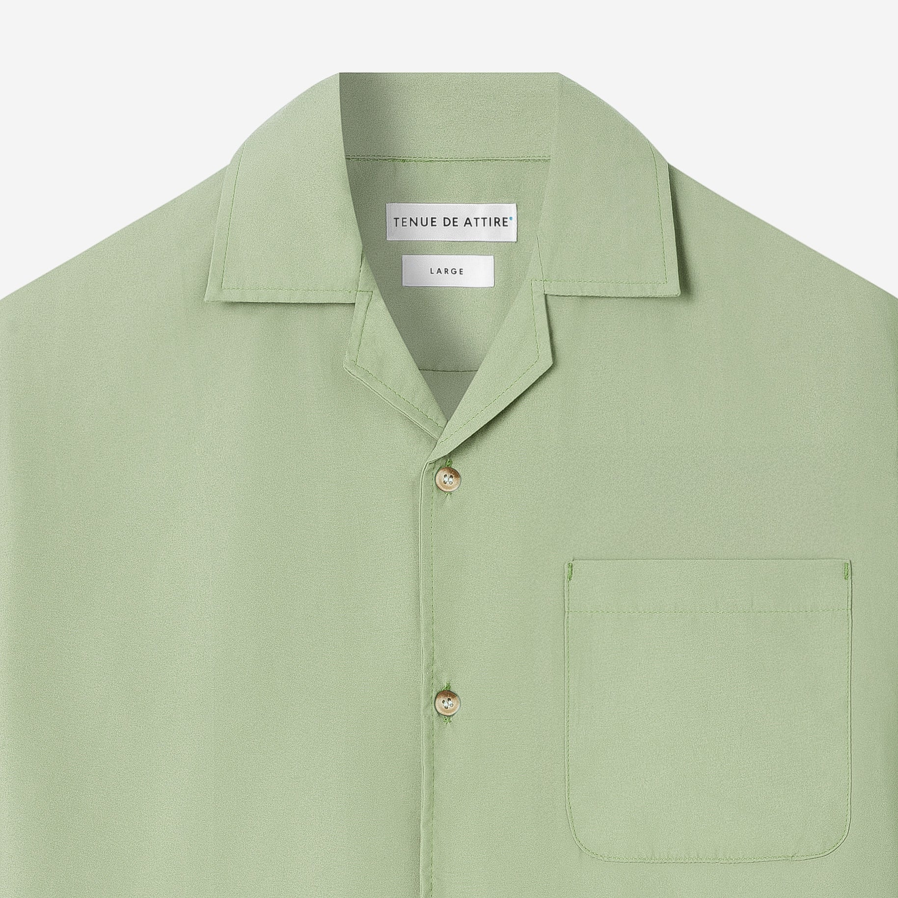 CREMA Camp Collar - Light Green