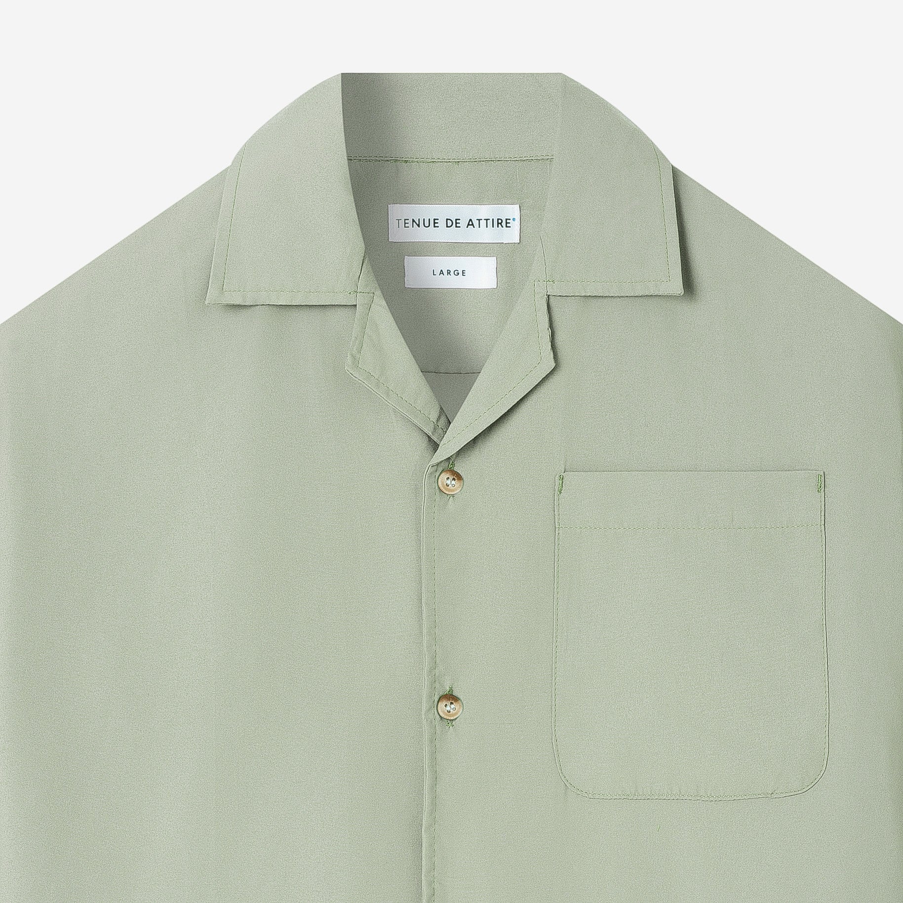CREMA Camp Collar - Light Green