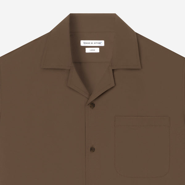 CREMA Camp Collar - Dark Brown