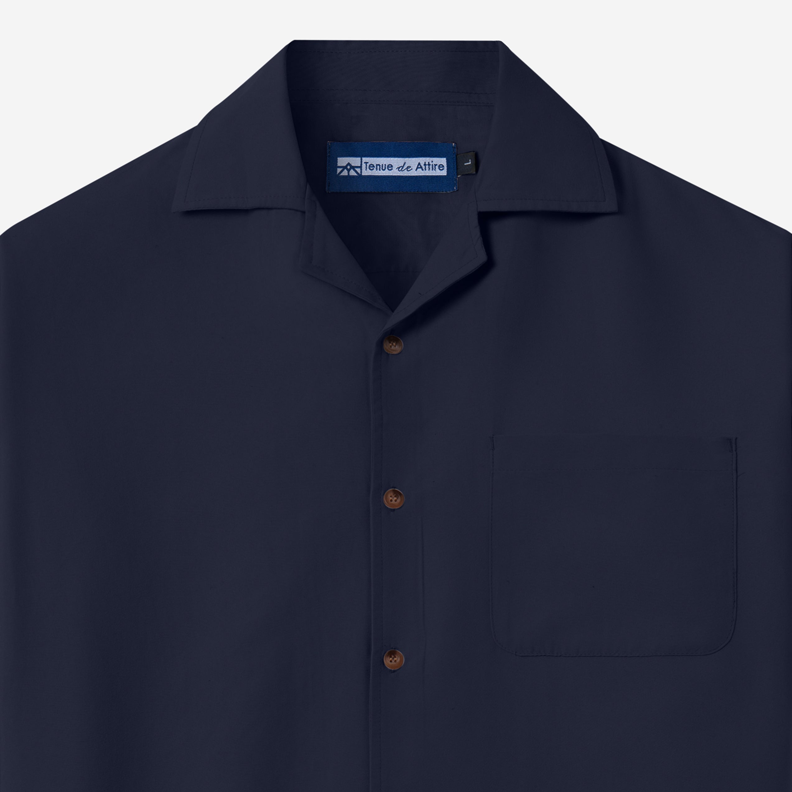 FACTORY SALE - CREMA Camp Collar - Navy