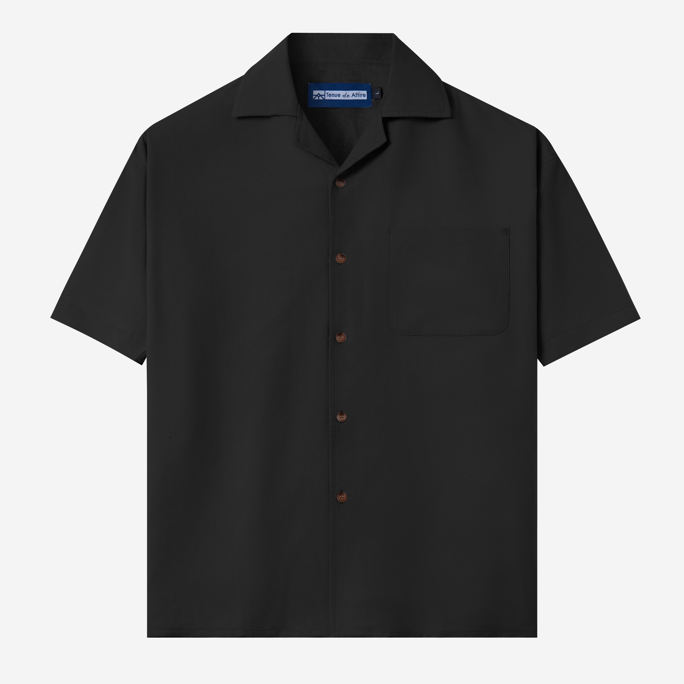 FACTORY SALE - CREMA Camp Collar - Black