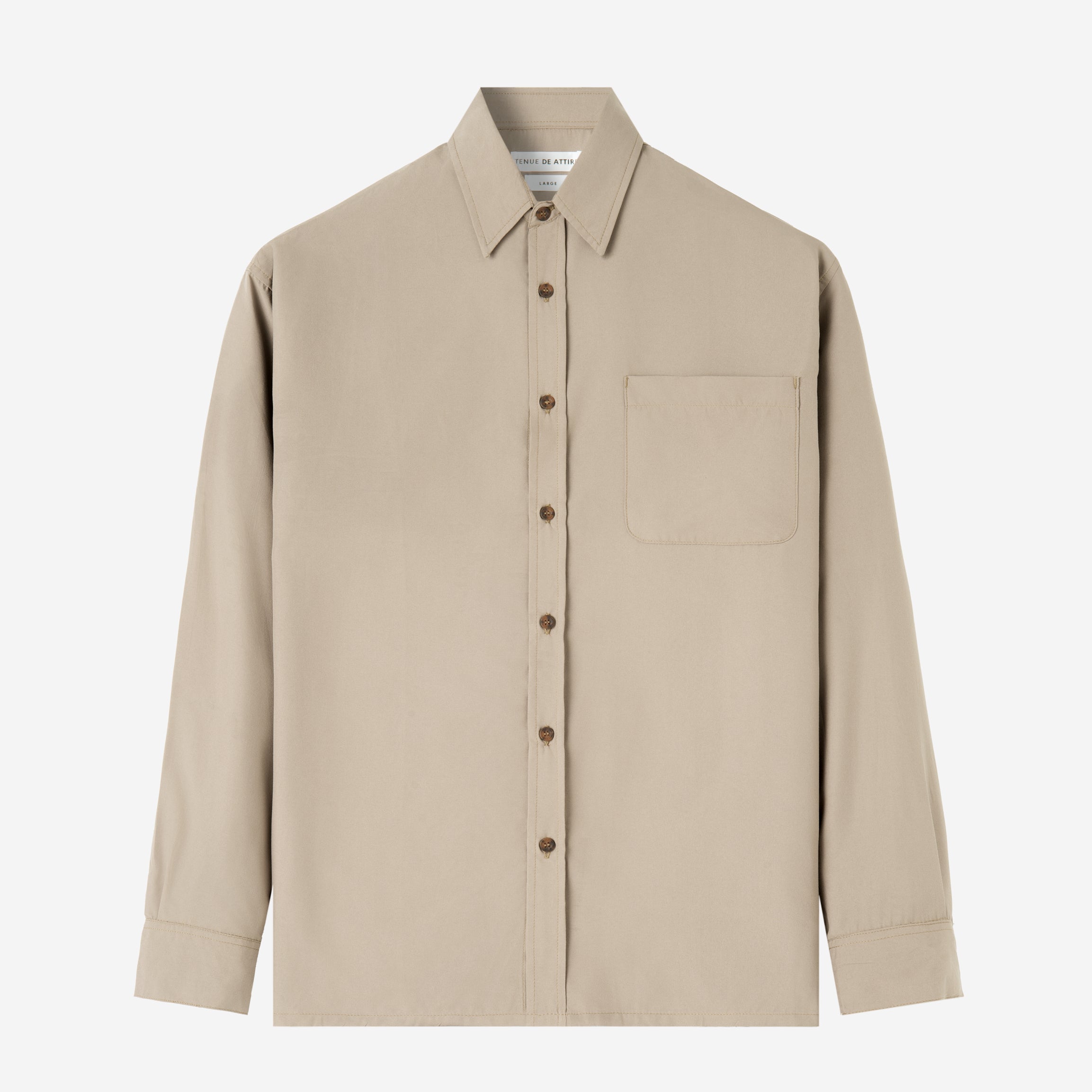 Kemeja Tenue de Attire CREMA Long Sleeve Cream