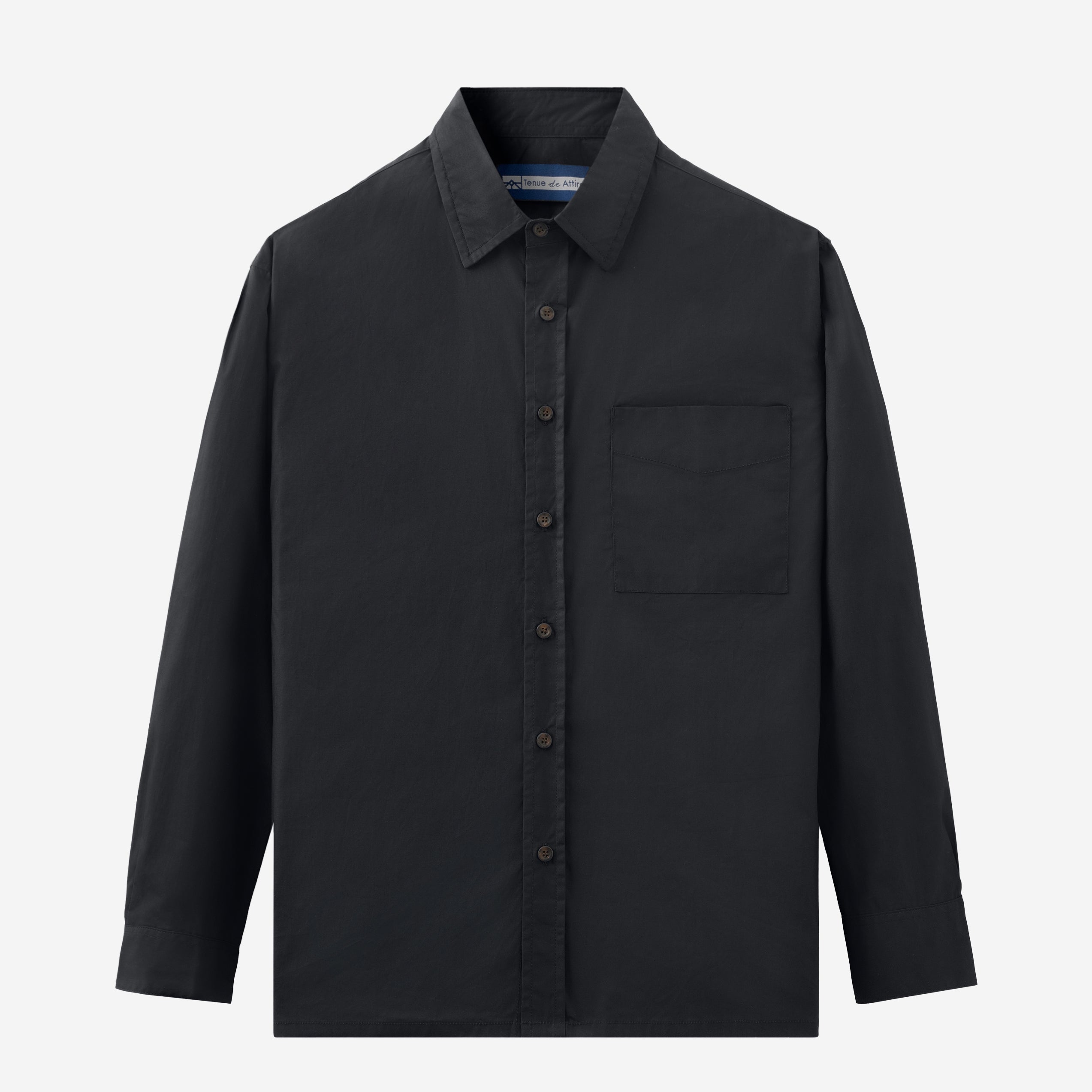 FACTORY SALE - Metro Spectrum Long Sleeve Shirt - Black