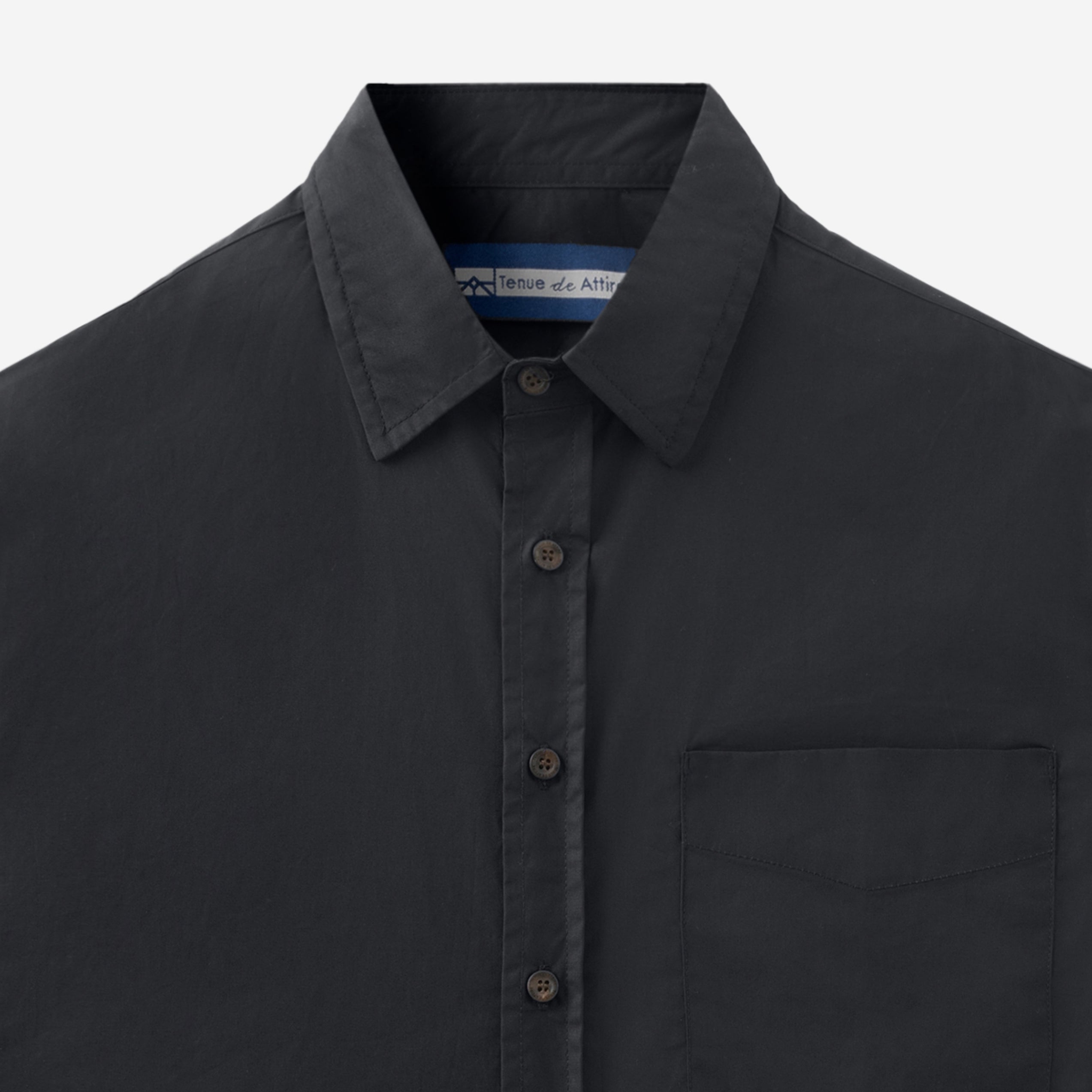 FACTORY SALE - Metro Spectrum Long Sleeve Shirt - Black