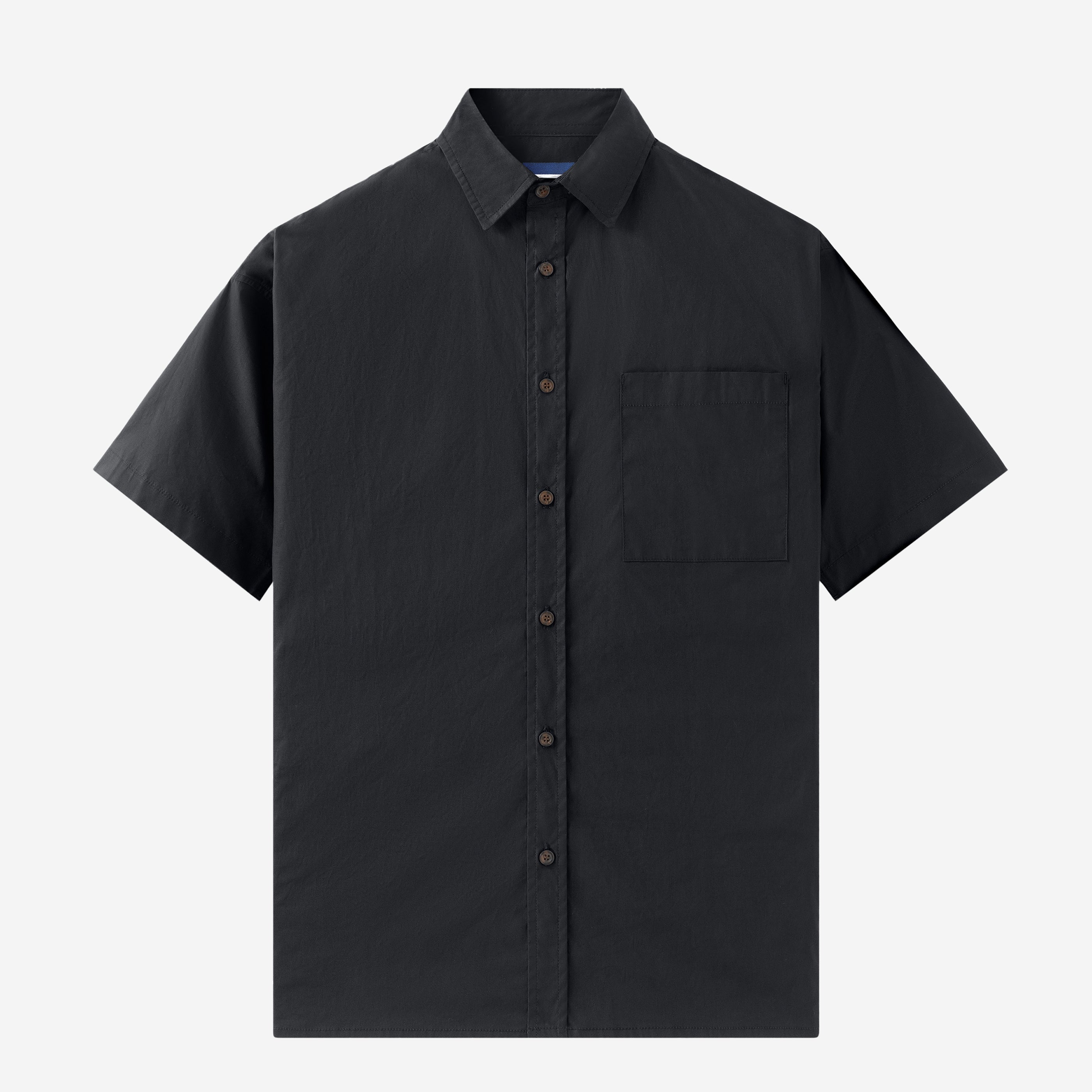 FACTORY SALE - Metro Spectrum Short Sleeve Shirt - Black