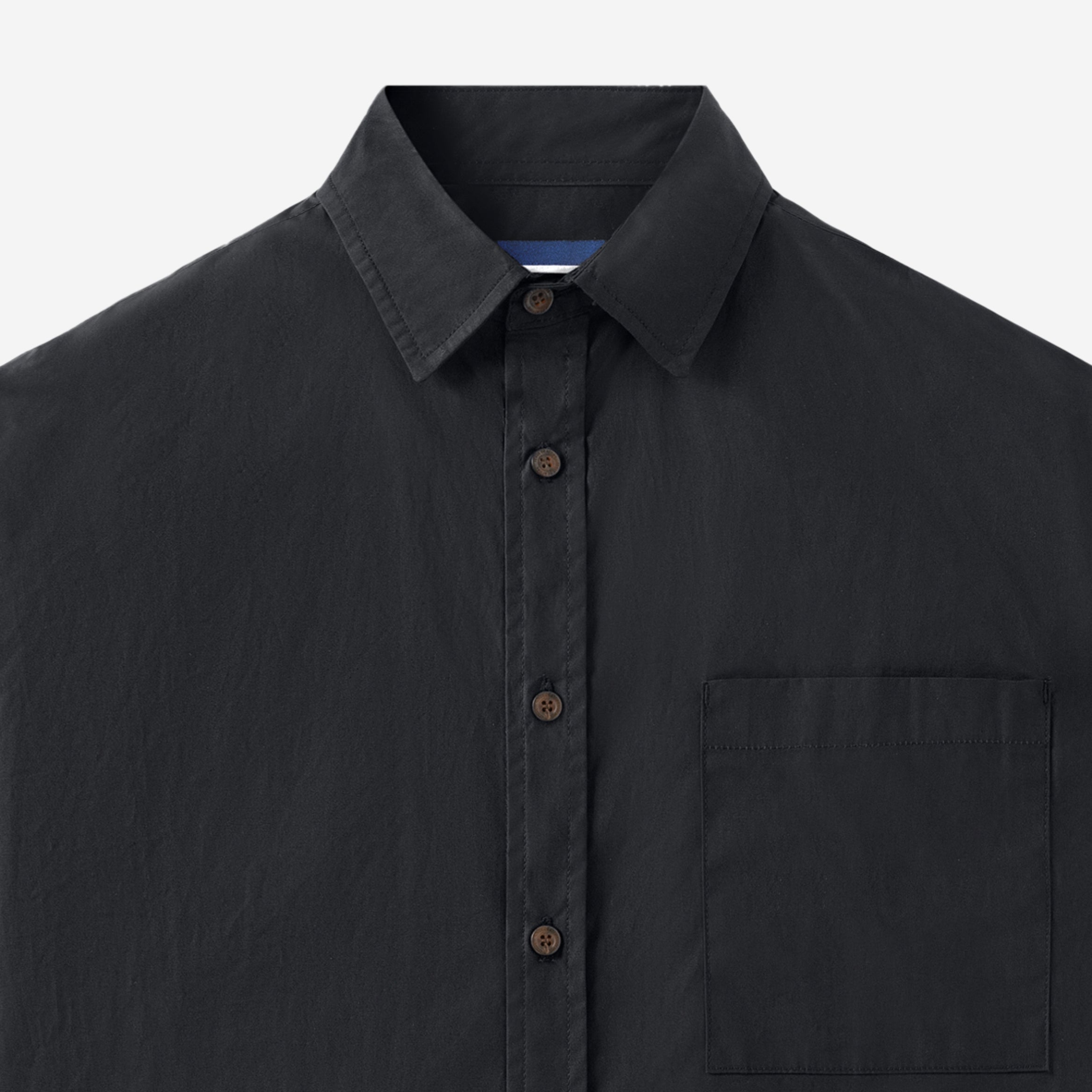 FACTORY SALE - Metro Spectrum Short Sleeve Shirt - Black