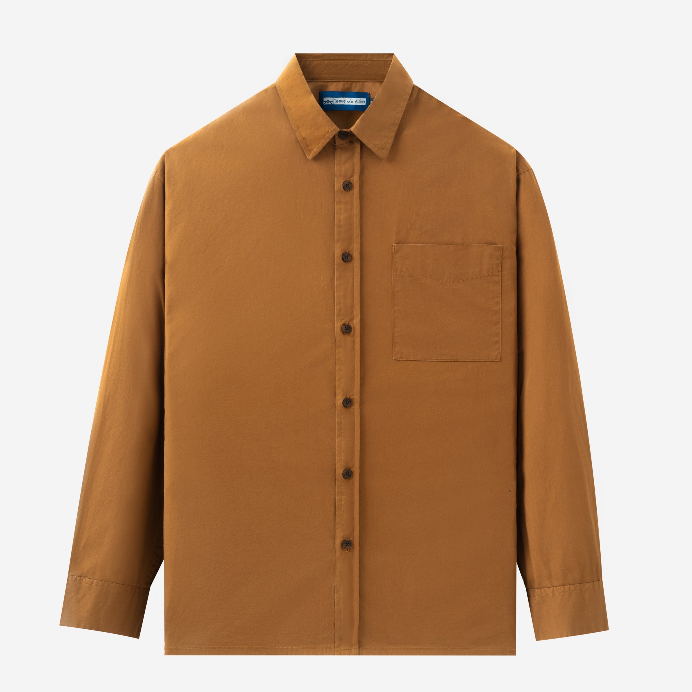 FACTORY SALE - Metro Spectrum Long Sleeve Shirt - Light Brown