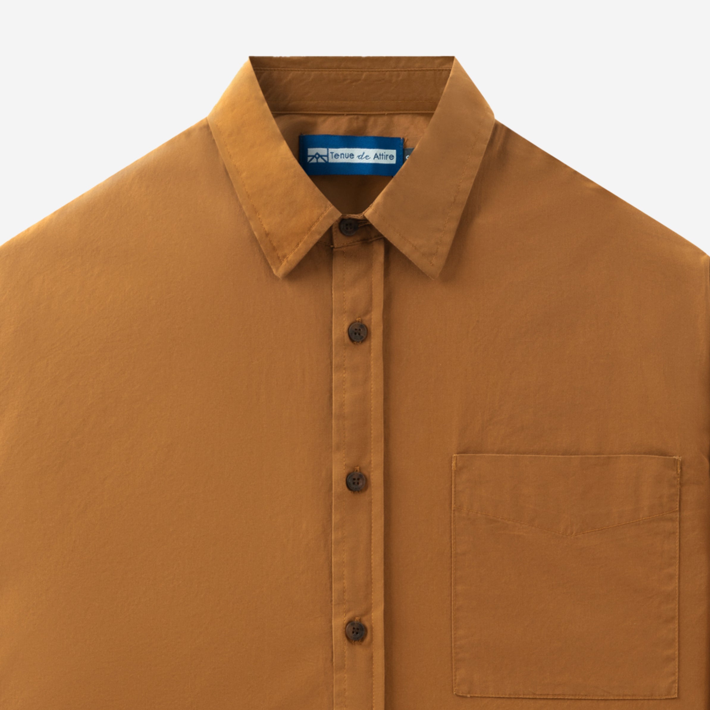 FACTORY SALE - Metro Spectrum Long Sleeve Shirt - Light Brown