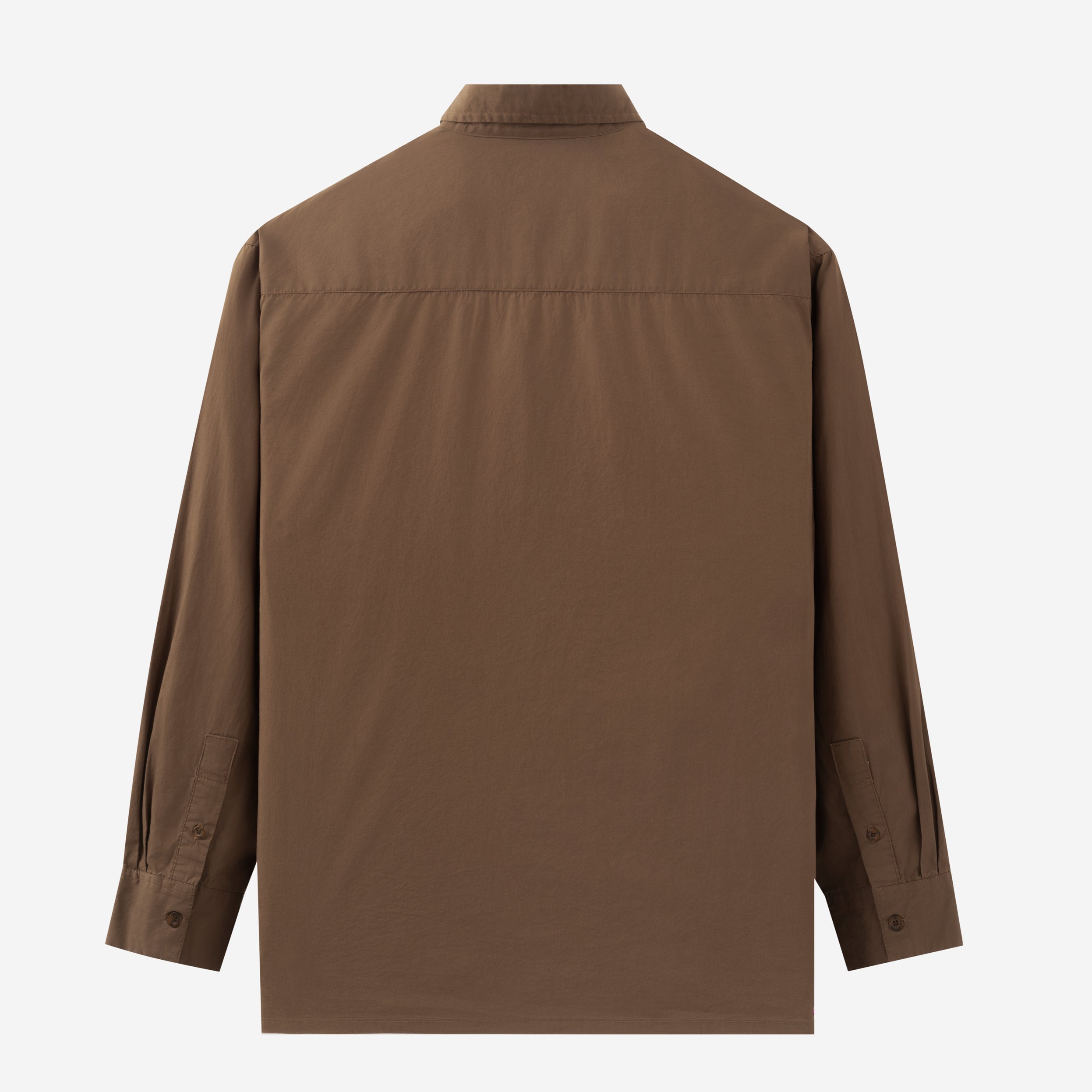 FACTORY SALE - Metro Spectrum Long Sleeve Shirt - Dark Brown