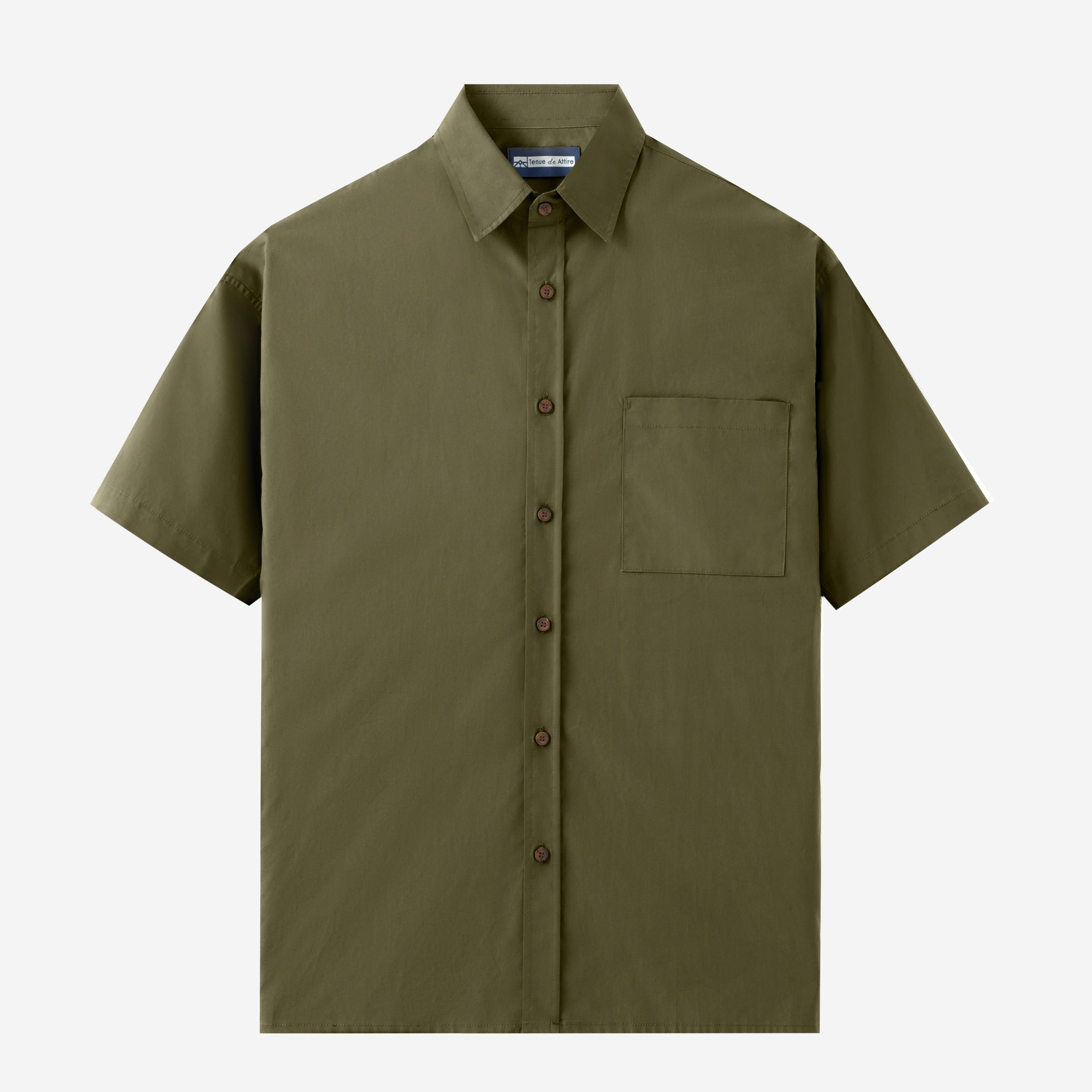 FACTORY SALE - Metro Spectrum Short Sleeve Shirt - Olive