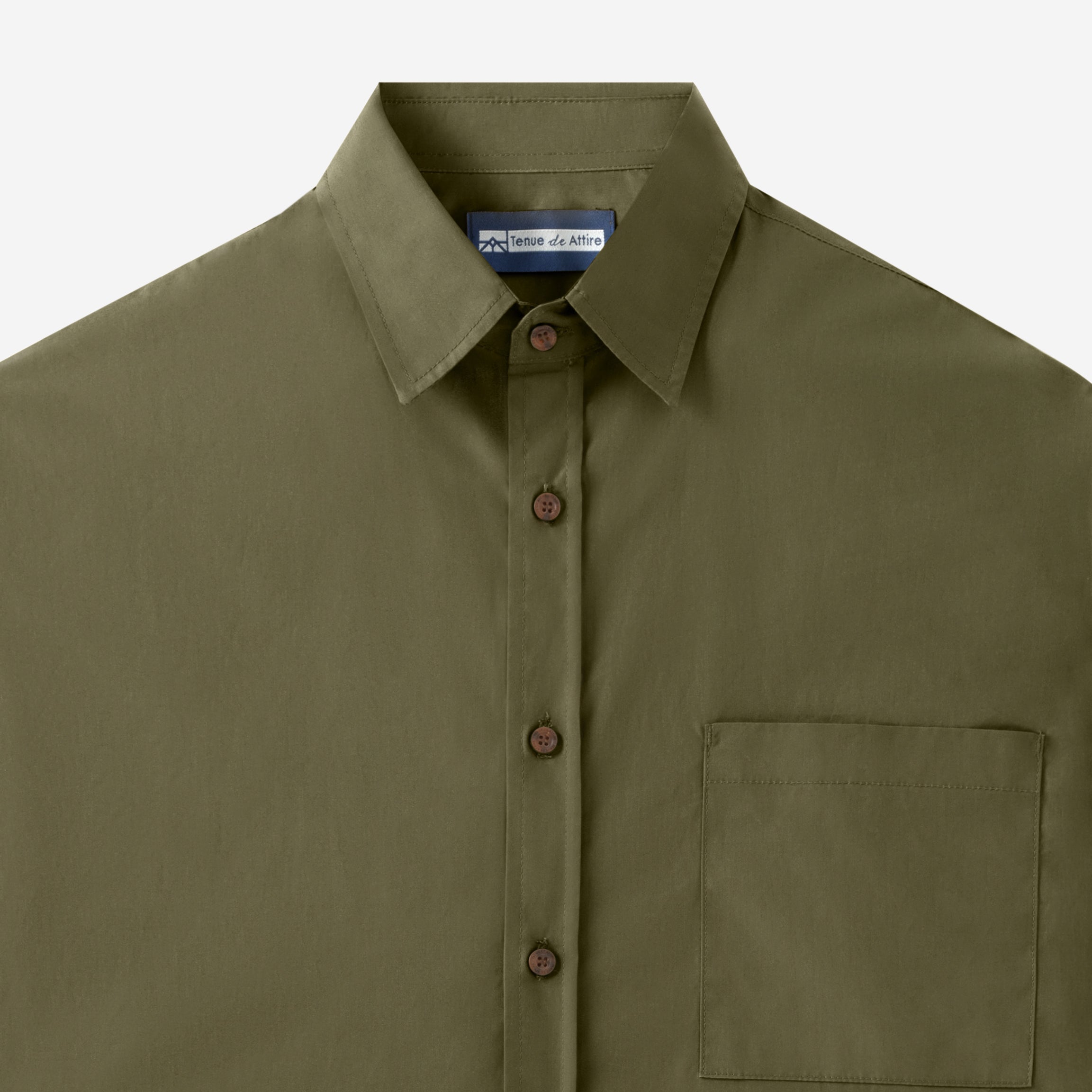 FACTORY SALE - Metro Spectrum Short Sleeve Shirt - Olive