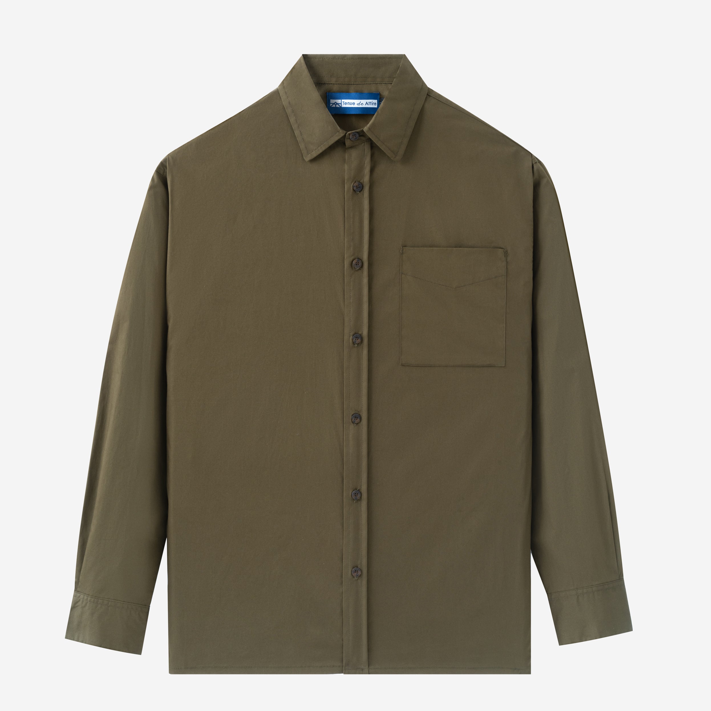 FACTORY SALE - Metro Spectrum Long Sleeve Shirt - Olive